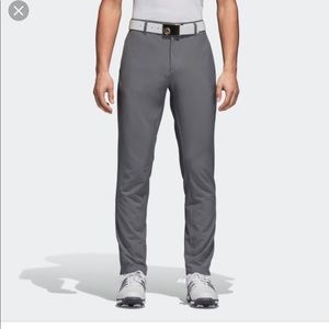 Adidas three stripe grey golf pants size 38